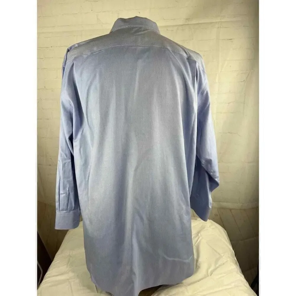 Mens Joseph & Feiss Int’l XLarge Fitted Button Up Shirt Plain Long Sleeve EUC